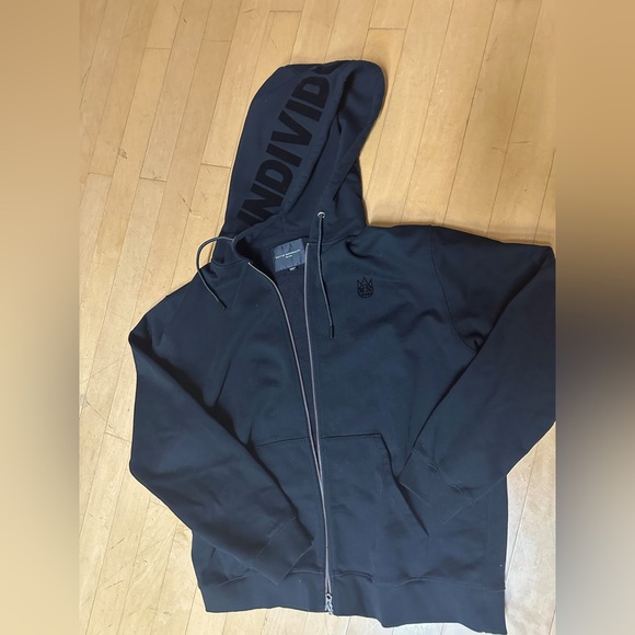Black Hoodie Jacket CULT OF INDIVIDUALITY ZIP HOODY -Visit >- BLACK